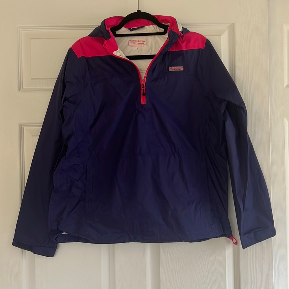 Vineyard Vines Shep Shirt wind breaker, size Large
